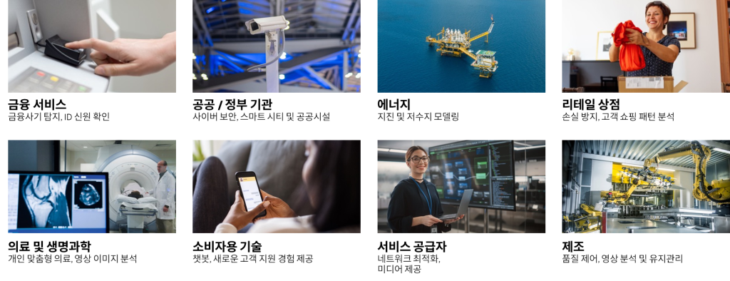 인공지능 사용 사례